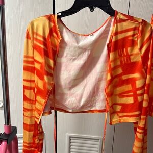 Vibrant Orange Women's Top